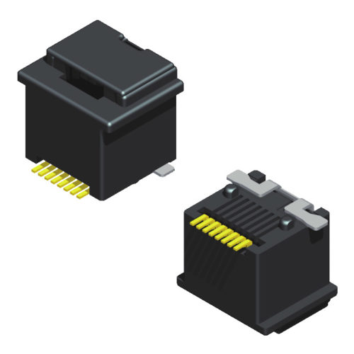 5RJ1MS00N0N-88XX00U-308-A1 Модульный разъем с верхним вводом SM T, тип H=15,0 W=16,4 Серия 308