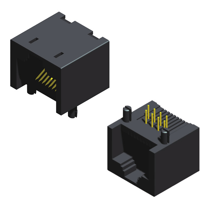 5RJ1DR00N0N-XXXX00L-602-A1 Модульный разъем с боковым вводом В=13,2 Ш=15,0 Серия 602