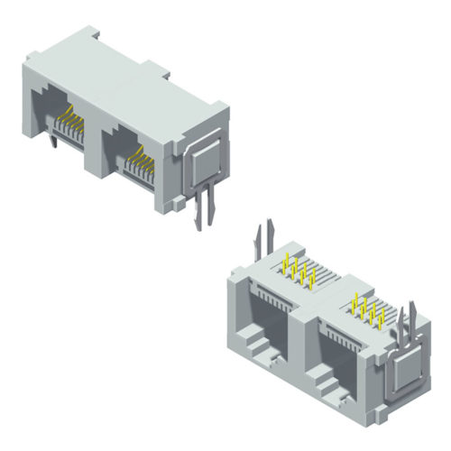 5RJXDR00N0N-88XX00L-625-B1 Модульный домкрат с боковым вводом В=15,4 Ш=16,0 Серия 625
