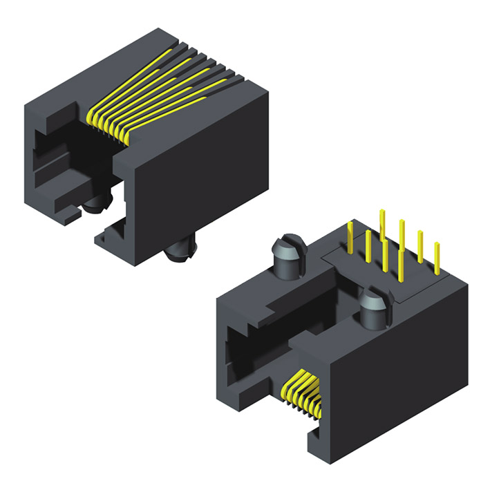 5RJ1DR00N0N-XXXX00L-951-A2 Модульный разъем с боковым вводом В=11,5 Ш=18,1 Серия 951