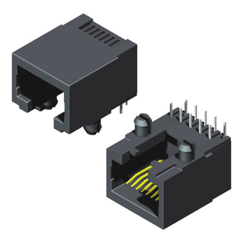 5RJ1DR00N0N-XXXX00L-965-A1 Модульный разъем с боковым вводом В=11,55 Ш=18,2 Серия 965