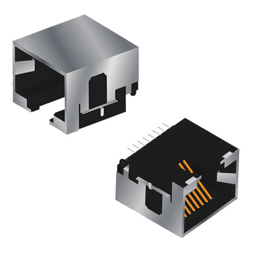 5RJ1MR10FDN-88XX00R-846-B1 Модульный разъем с боковым вводом В=11,45 Ш=15,7 Серия 846
