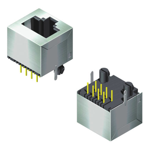 5RJ1DS10R1N-XXXX00L-264-A1 Модульный разъем с экранированным верхним вводом В=13,0 Ш=15,7 Серия 264