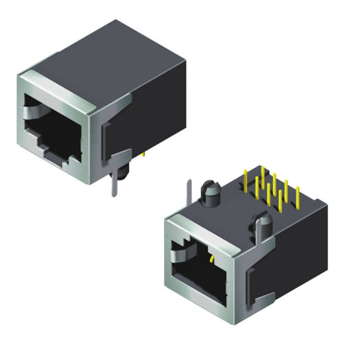 5RJ1DR10F2E-XXXX00L-285-A1 Модульный разъем с экранированным боковым вводом В=13,1 Ш=18,3 Серия 285
