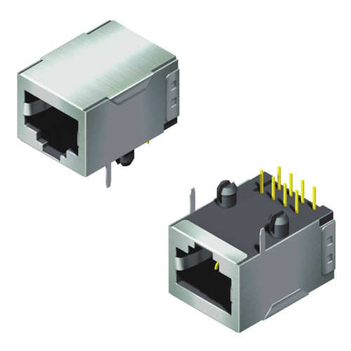 5RJ1DR10XXN-XXXX00L-290-A1 Модульный разъем с экранированным боковым вводом В=13,1 Ш=21,2 Серия 290