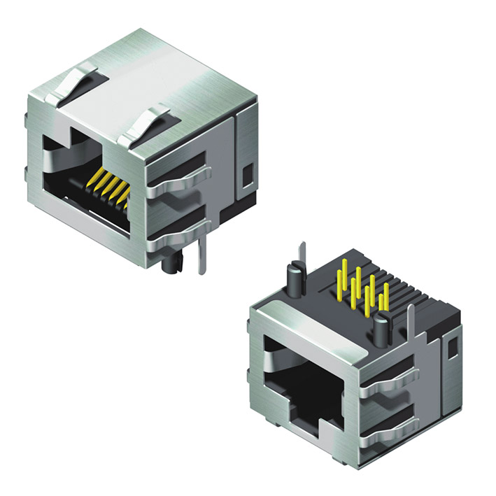 5RJ1DRX0R4N-88XX00L-602-A1 Модульный разъем Экранированный боковой ввод В=13,4 Ш=15,6 Серия 602