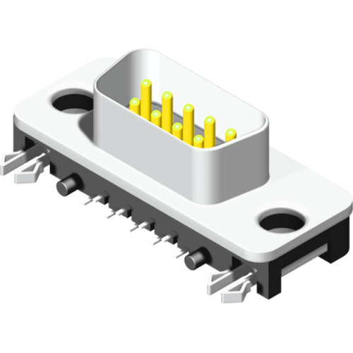 57SDDRXM-XXAXXXXA-01 D-SUB Тонкий прямоугольный погружной штыревой разъем