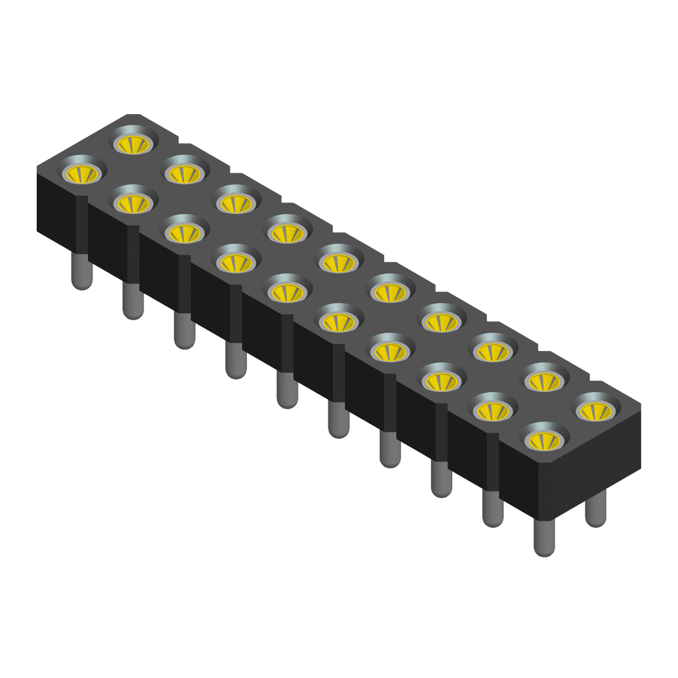 5MS1S19N-1XXXXBTU-0482-01 Торцевая головка 2,54 мм, прямая, 1 ряд, длина = 4,82