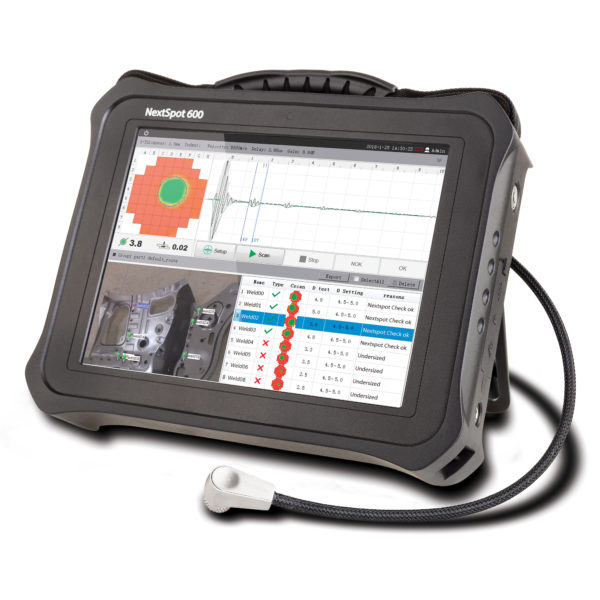 NextSpot 600 Phased Array Ultrasonic Spot Weld Tester