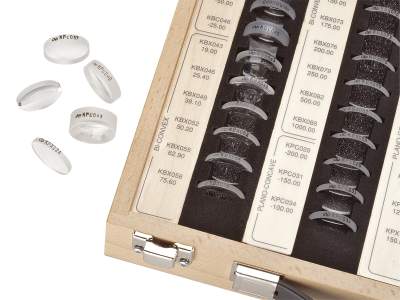 Набор синглетных линз, введение, N-BK7, 25,4 мм, 20 линз, без покрытия Модель: LKIT-2