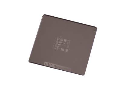 Мишень для проверки разрешения, стекло, отрицательный хром, модель USAF-1951: RES-1