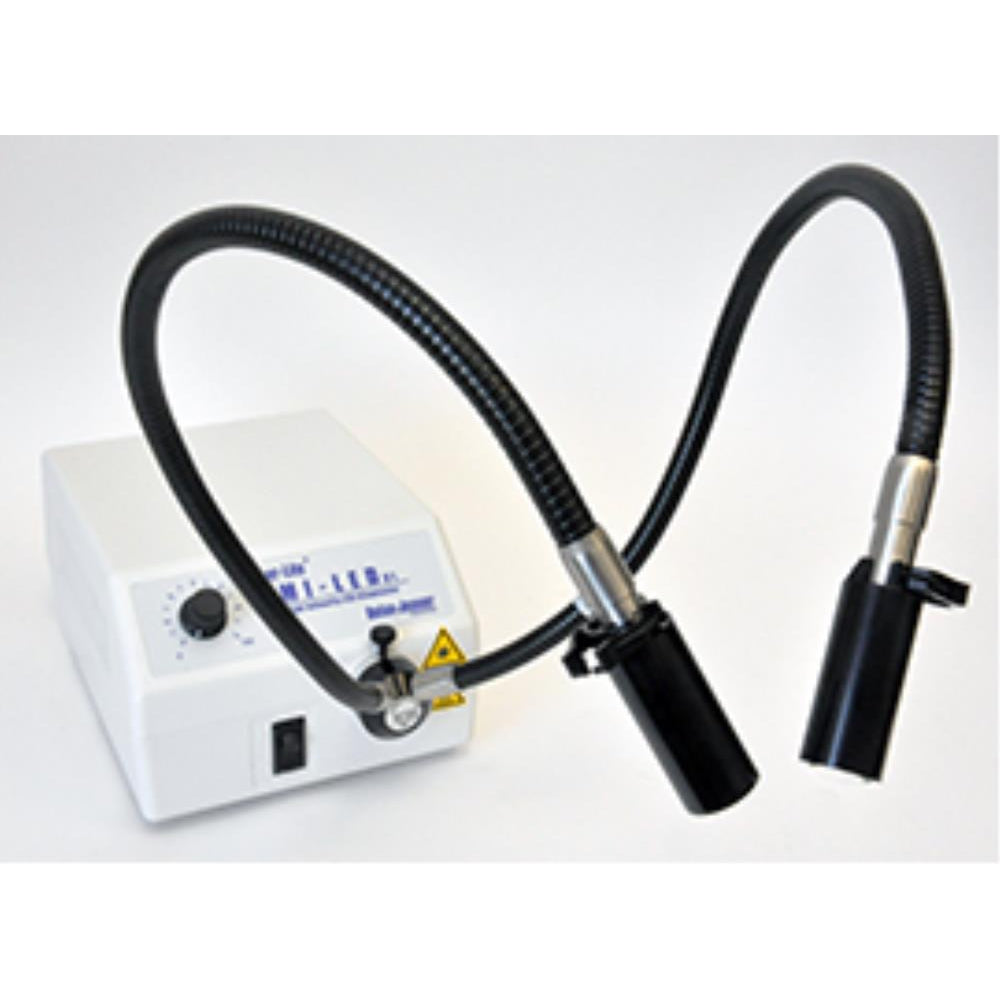 Двойной светодиодный осветитель Fibre-Lite на гибкой стойке, 100–240 В, 50/60 Гц