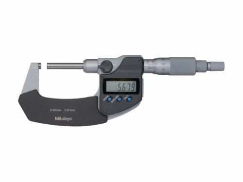 Внешний микрометр-невращающийся шпиндель-храповой упор