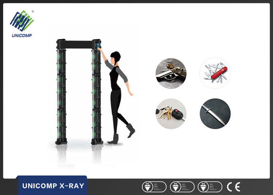 Звуковая сигнализация Портативная прогулка через рентгеновский сканер безопасности для металлоискателя