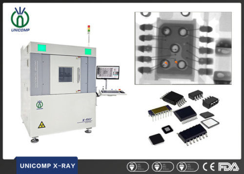 IC высокое разрешение изображения Unicomp Weld X Ray Inspection Machine Microfocus