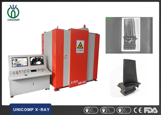 Проникновение УНК 450кВ НДТ лопасти двигателя самолета неразрушающее испытывая высокое
