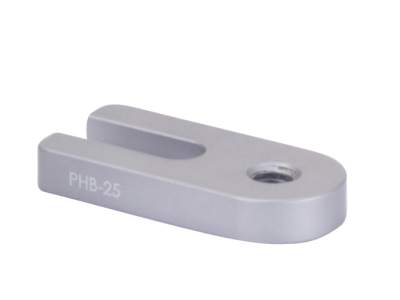 Основание держателя стойки, тонкое, открытый паз, толщина 0,25 дюйма, 1/4-20 Модель: PHB-25