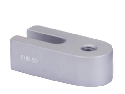 Основание держателя стойки, тонкое, открытый паз, толщина 0,5 дюйма, 1/4-20 Модель: PHB-50