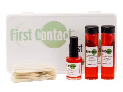 Набор для чистки оптики, красный полимер, аппликатор-кисть Модель: RFCR