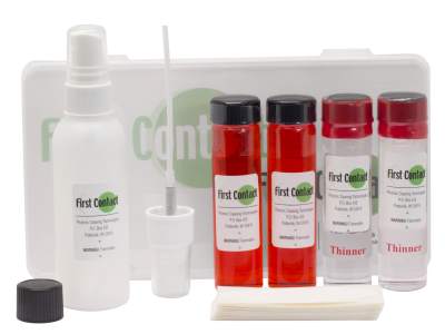 Комплект для чистки оптики, красный полимер, распылительный аппликатор Модель: RSFCD-P