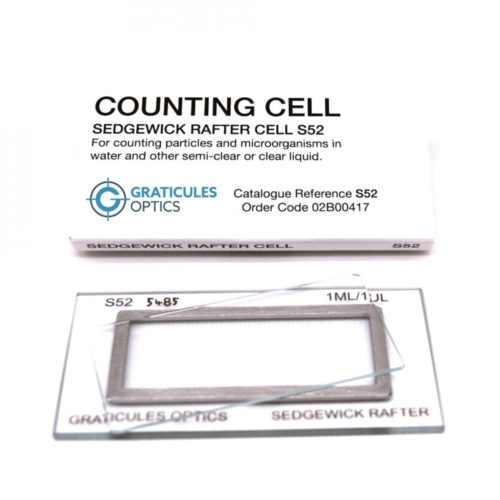 Counting cell, Sedgewick rafter, S52, glass