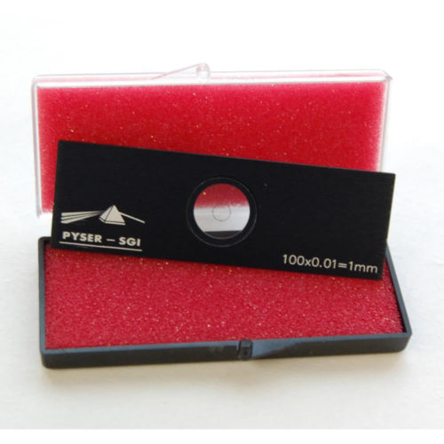 Предметный микрометр, калибровочная шкала, экономичный диапазон Великобритании