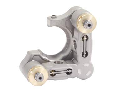 Крепление для зеркала, Suprema®, прозрачная кромка, задняя загрузка, 1,0 дюйма, стопорный шестигранник 2 100 TPI, левосторонняя Модель: SC100-R2H-LH