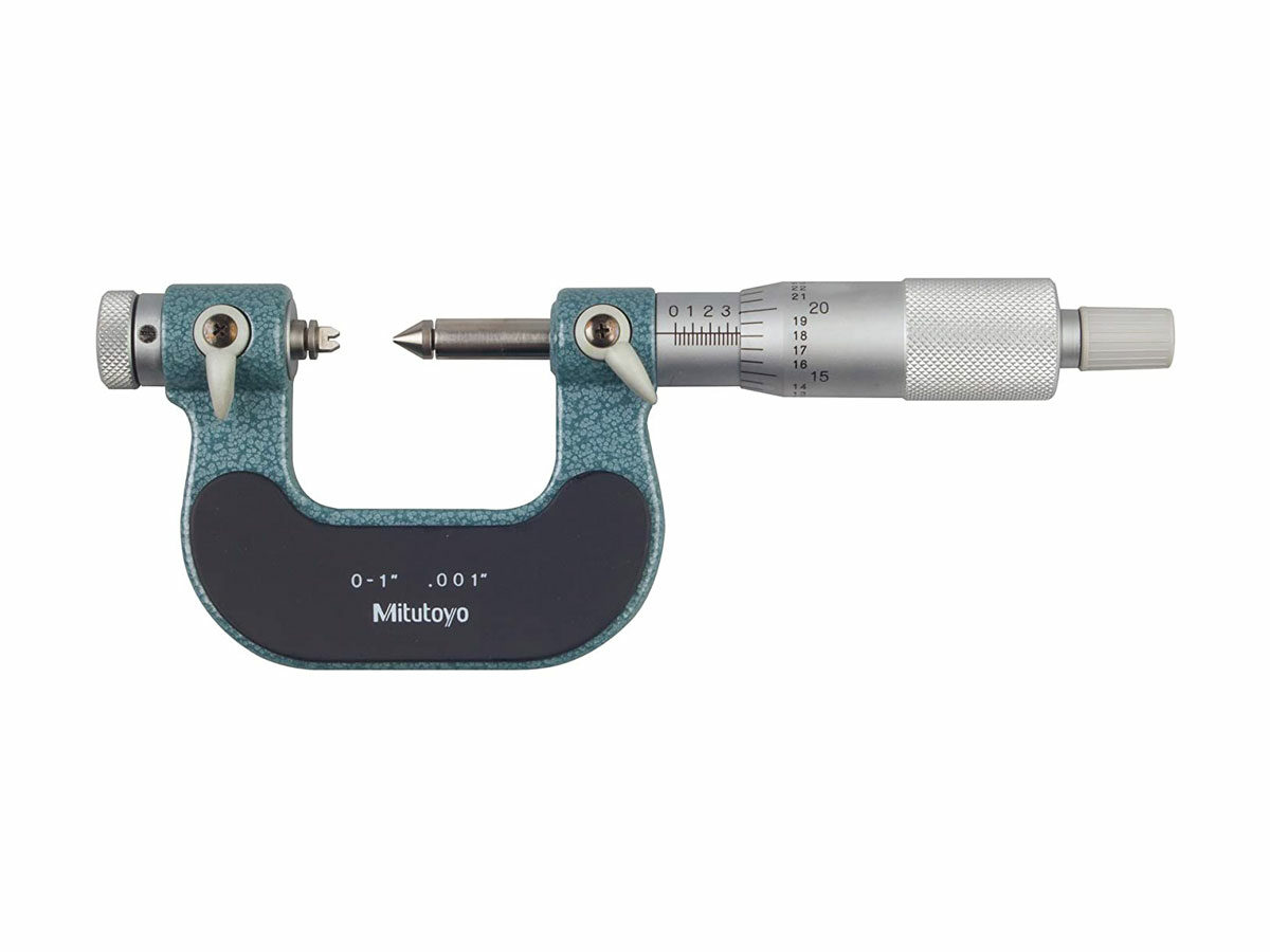 Сменный микрометр с винтовой резьбой - Набор наковальни