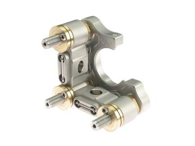 Крепление для зеркала, Suprema®, прозрачная кромка, 1,0 дюйма, (3) стопорный шестигранный ключ 127-TPI Модель: SN100C-F3H