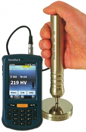 SonoDur2 Portable UCI Hardness Tester w/ Data Logger