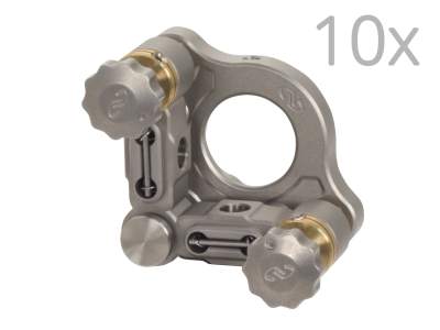 Крепление для зеркала, 10 шт. в упаковке, Suprema® SU100-F2K, 1,0 дюйма, 2 ручки регулировки Модель: SU100-F2K-PK