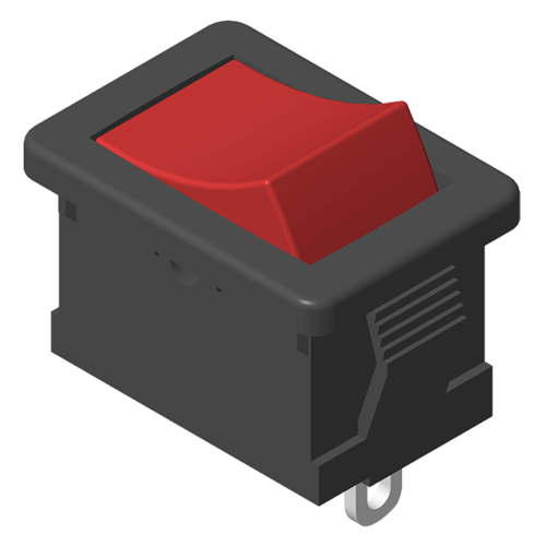 64SWT-RC3B229 Клавишный переключатель 3P 21x15 мм, тип A