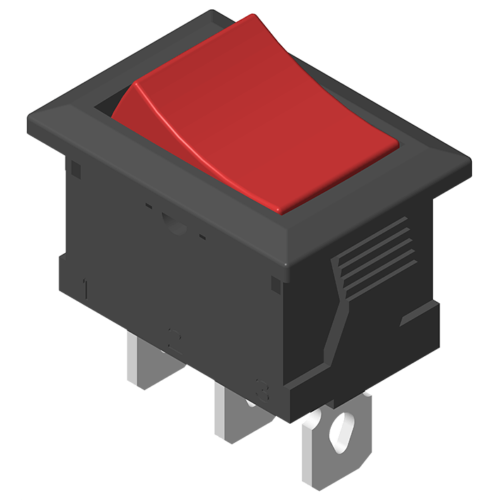 64SWT-RC3B230 Клавишный переключатель 3P 21x15 мм, тип B