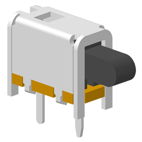 64SWT-PC2B273 Нажимной переключатель DIP 90° 2P H=7,8 мм