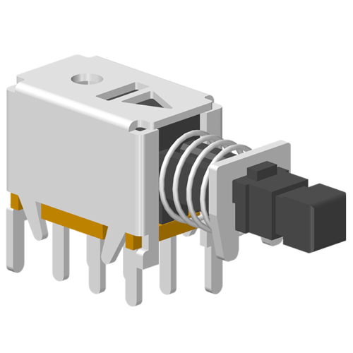 64SWT-PC6B276 Нажимной переключатель DIP 90° 6P H=9,5 мм