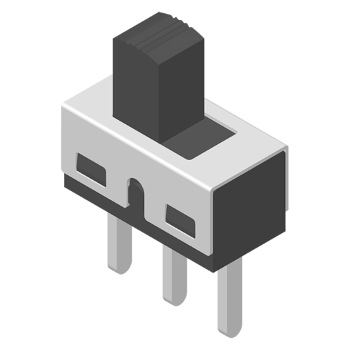 64SWT-SC3B272 Ползунковый переключатель DIP 180° 3P H=12,3 мм