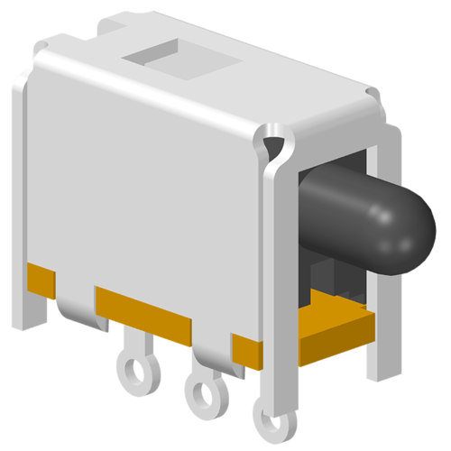 64SWT-UC3B283 Кнопочный переключатель DIP 90° 3P H=10,0 мм