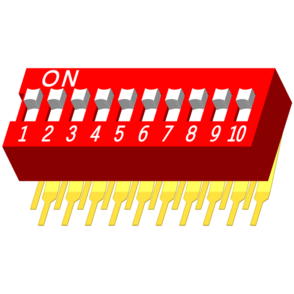 64SWT-ADXX111 DIP-переключатель DIP 90° H=9,9 мм