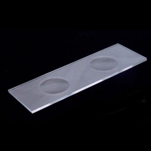Twin cavity slides, 1.2mm thick (Made in China)