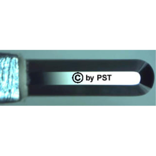 Керамическое лезвие из диоксида циркония, круглое с острыми сторонами, однолезвийное, изогнутое