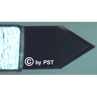 Ланцет из керамического диоксида циркония, двойной край, 3,00 мм, 60 градусов, угловой - DWS