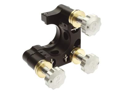 Крепление для зеркала, ULTIMA®, прозрачная кромка, 1,0 дюйма, 3 фиксирующих ручки, для левшей Модель: U100-A-LH-3K