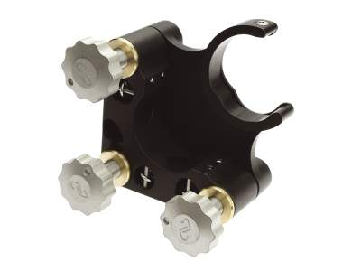 Оптическое крепление, прозрачная кромка, угловое, ULTIMA®, 1,0 дюйма, 3 ручки регулировки Модель: U100-ACG-3K-NL