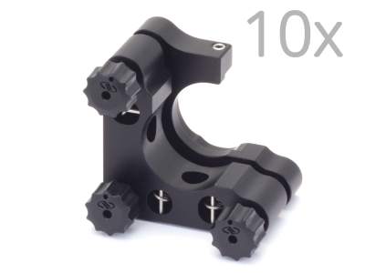 Крепление для зеркала, 10 шт. в упаковке, ULTIMA®, Clear Edge, 1,0 дюйма, 3 ручки с прямой резьбой Модель: U100-S-PK