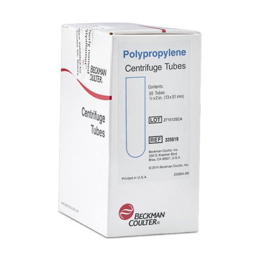 5 мл, тонкостенная полипропиленовая пробирка с открытым верхом, 13 x 51 мм - 50 упаковок