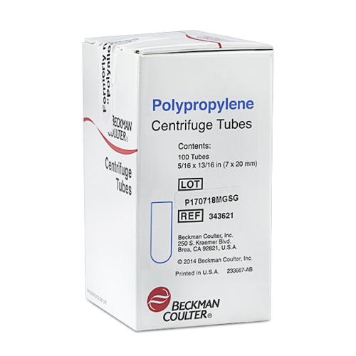 230 мкл, толстостенная полипропиленовая пробирка с открытым верхом, 7 x 20 мм - 100 упаковок