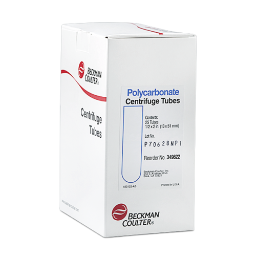 3,5 мл, толстостенная поликарбонатная пробирка с открытым верхом, 13 x 51 мм — 25 упаковок