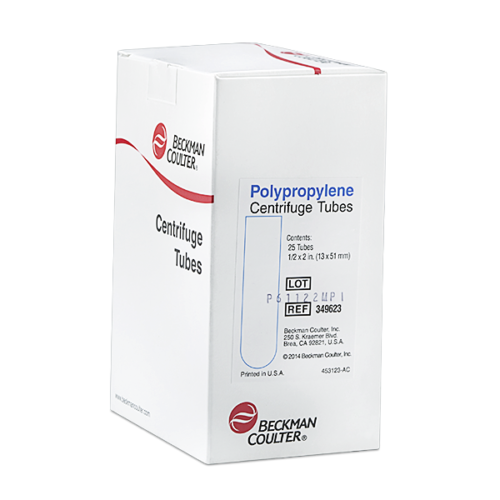 3,5 мл, толстостенная полипропиленовая пробирка с открытым верхом, 13 x 51 мм — 25 упаковок