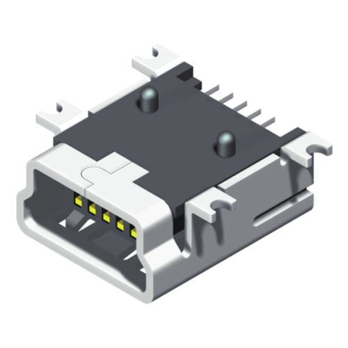5UM2B02MF-105S0BUXCX Mini USB B тип гнездо SMT R/A 5P 02 серии