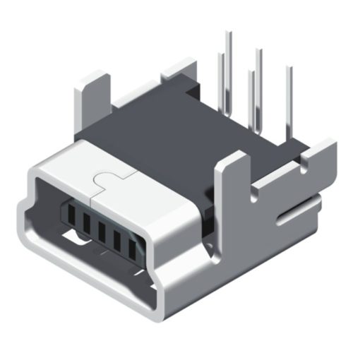5UM2B04RF-105SDBUAD1 Мини-USB типа B, гнездо R/A 5P